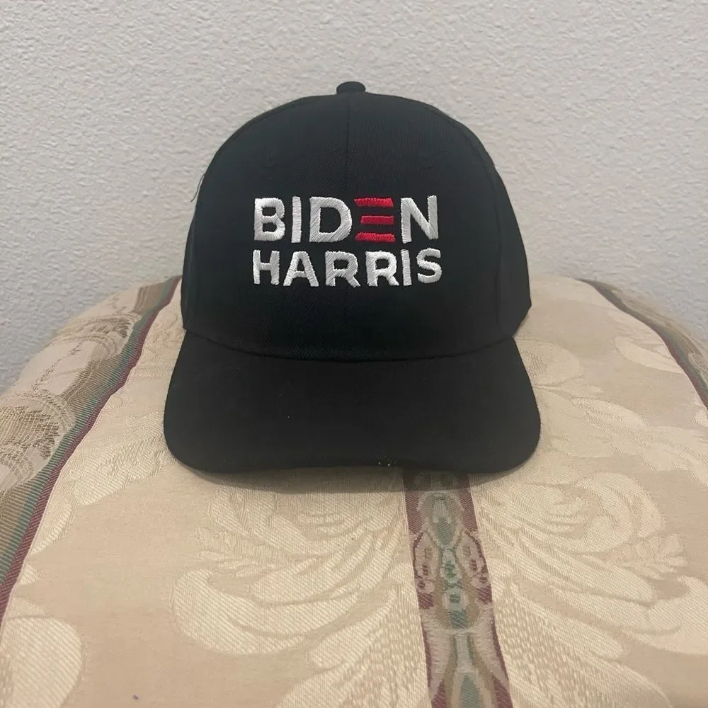 Biden Harris Ball Cap Hat Adjustable Baseball Velcro Backstrap Democrat Liberal